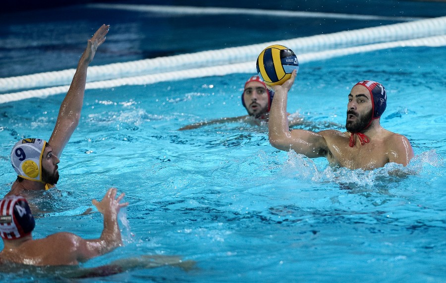 player of Olympiacos Piraeus in action during LEN Champions League Final eight match against Zodiac Cnab at 11.april swimming pool, Belgrade, 03.06.2021. godine Foto: Marko Metlas / MN PRESS PHOTO