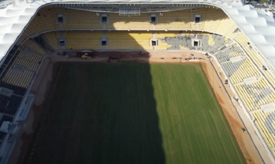 ΑΕΚ: Μαγική «πτήση» πάνω από την OPAP Arena (video)