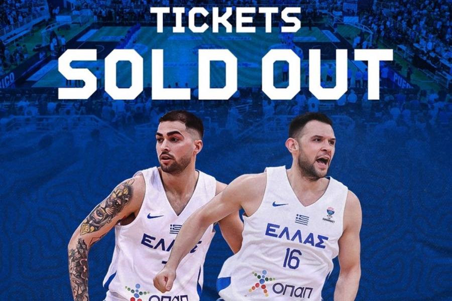 Sold Out η Paok Sports Arena για το Ελλάδα - Μεγάλη Βρετανία!