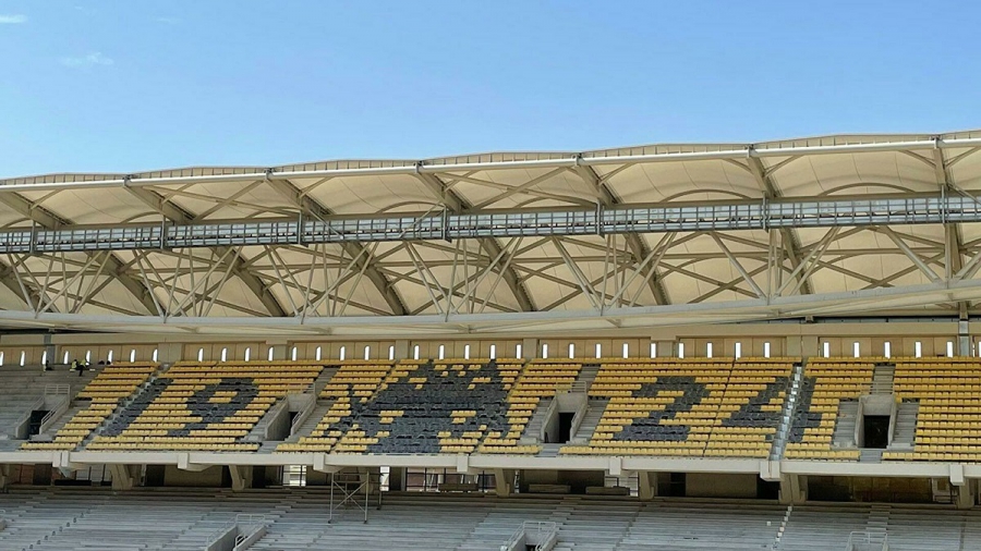 ΑΕΚ: Μαγευτική η Αγιά Σοφιά – OPAP Arena από ψηλά με το ουράνιο τόξο (pic)