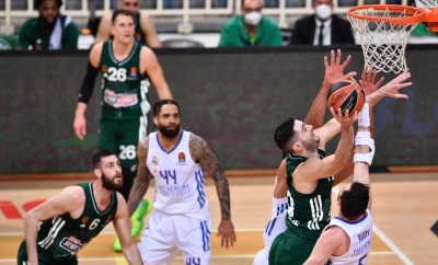 Παναθηναϊκός - Ρεάλ Μαδρίτης 87-86: Λάμψη εξάστερου έσβησε το σερί 13 ηττών από τη «βασίλισσα» (video)