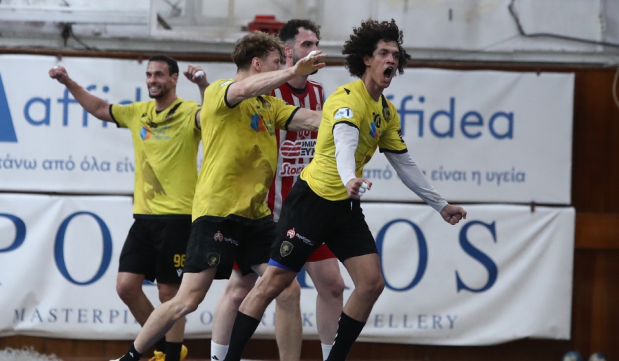 Handball Premier: Εξαιρετική εμφάνιση από την ΑΕΚ, στο 2-2 η σειρά με τον Ολυμπιακό και... όλα θα κριθούν στον πέμπτο τελικό!