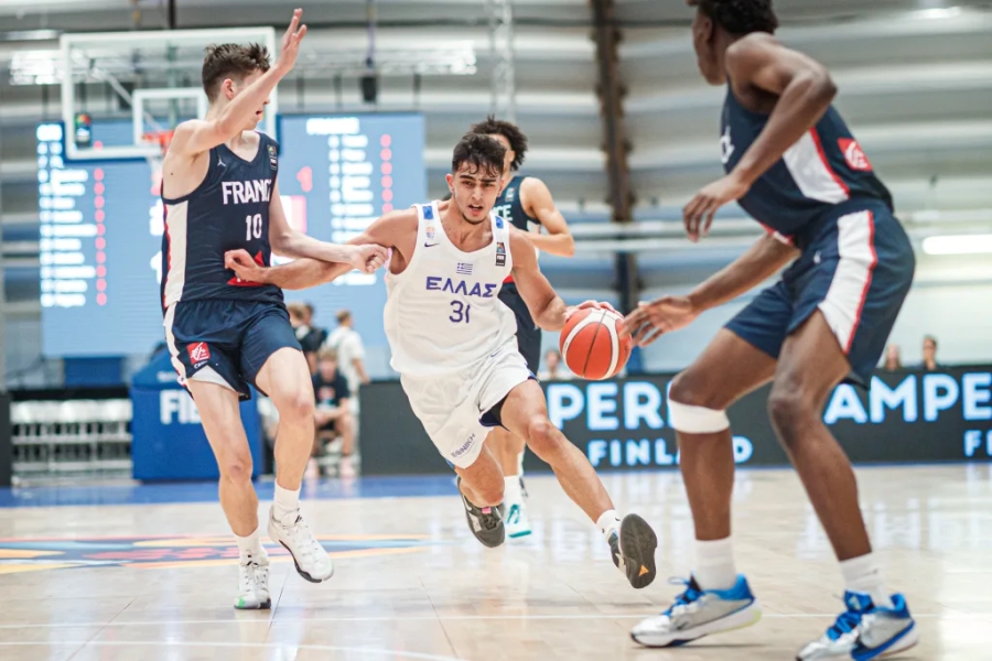 EuroBasket U18: Πάλεψε στην πρεμιέρα, αλλά... λύγισε από τη Γαλλία η Ελλάδα