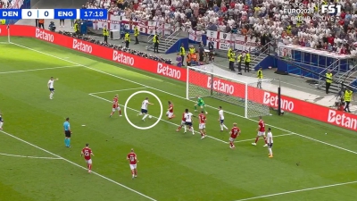 «Μισό» γκολ ο Γουόκερ, το έβαλε ο Κέιν, κάνει το 1-0 η Αγγλία απέναντι στη Δανία! (video)