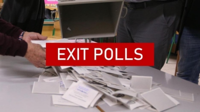 Exit Poll: Στο 40% - 36% η ΝΔ, στο 29% - 25% ο ΣΥΡΙΖΑ, με 12,5% - 9,5% το ΠΑΣΟΚ και 7 κόμματα στη Βουλή