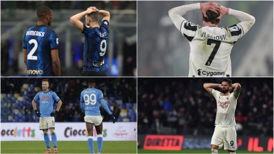 Οι τέσσερις πρώτοι της Serie A «κόλλησαν» στην ίδια αγωνιστική, όπως το 2020, αφήνοντας τον τίτλο… ορθάνοικτο!