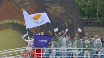 Η Κύπρος έκανε την εμφάνιση της στην Τελετή Έναρξης των Ολυμπιακών Αγώνων (video)